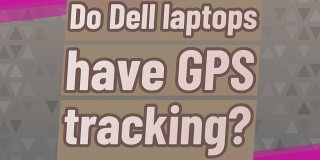 Laptop có GPS