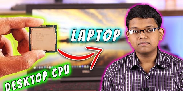 Laptop CPU vs desktop CPU Reddit