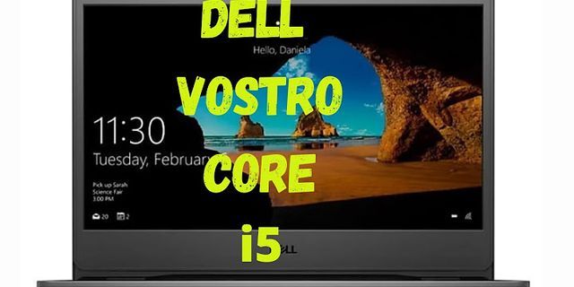 Laptop Dell Core i5 Vostro