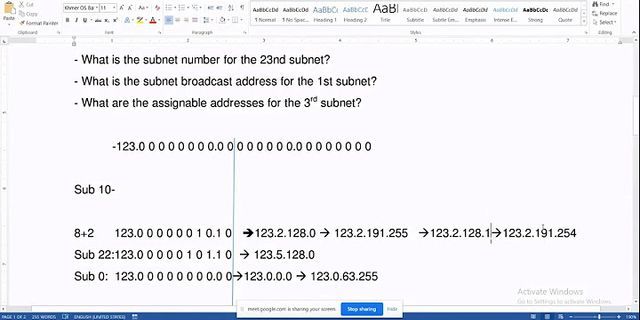 Lấy 1 địa chỉ lớp B để chia Subnet với Netmask 255.255 240.0 có bao nhiêu Subnets sử dụng được