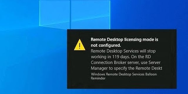 Licenses are not available for this Remote Desktop Session Host server