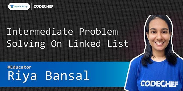 Linked list problem solving