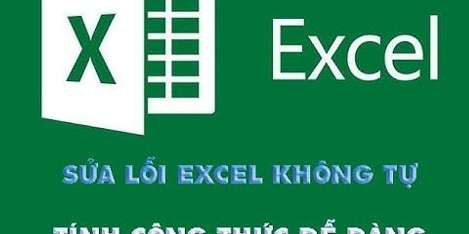 Lỗi không paste được công thức trong Excel