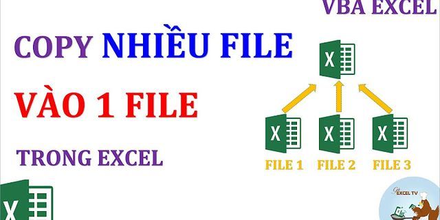 Macro gộp dữ liệu nhiều file Excel vào 1 Sheet