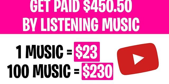Make money listening to music 2022