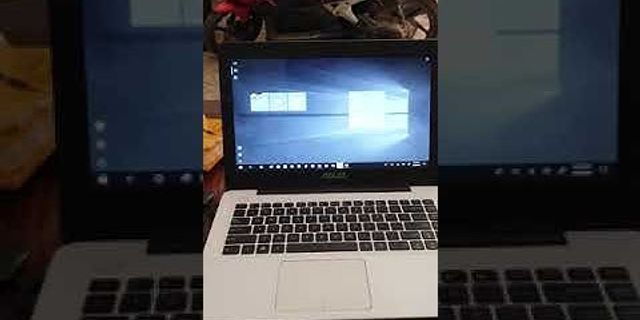 Màn hình laptop bị đen 1 nửa