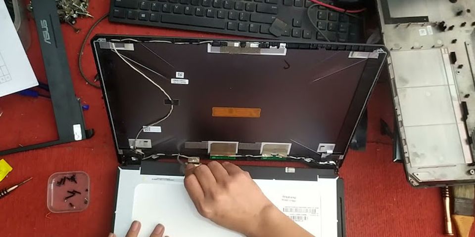 Màn hình laptop bị mờ màu