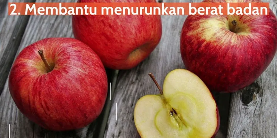 Memakan buah apel hukumnya halal karena mengandung vitamin Jelaskan hikmahnya