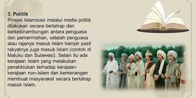 Mengapa agama Islam dapat diterima dengan baik oleh masyarakat Indonesia?