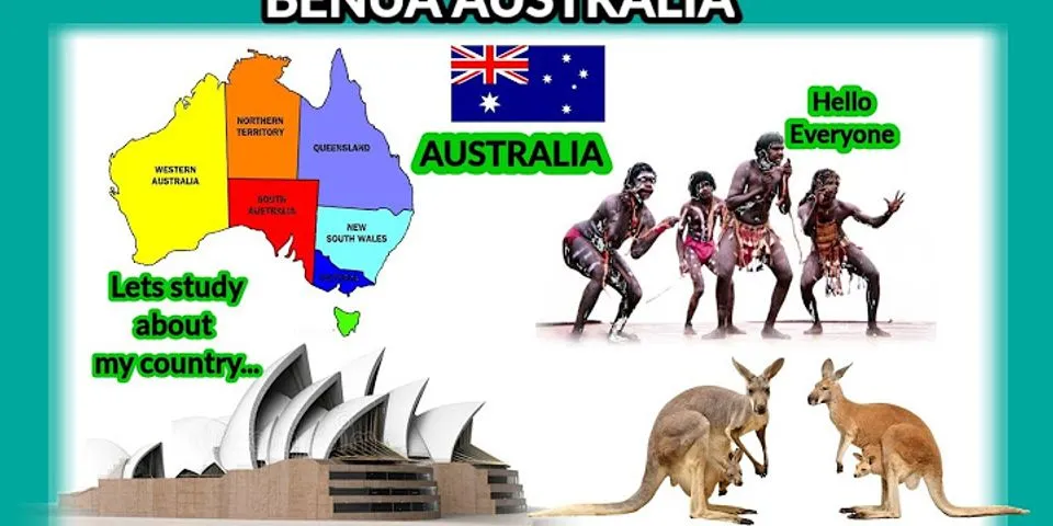 Mengapa australia disebut sebagai negara benua
