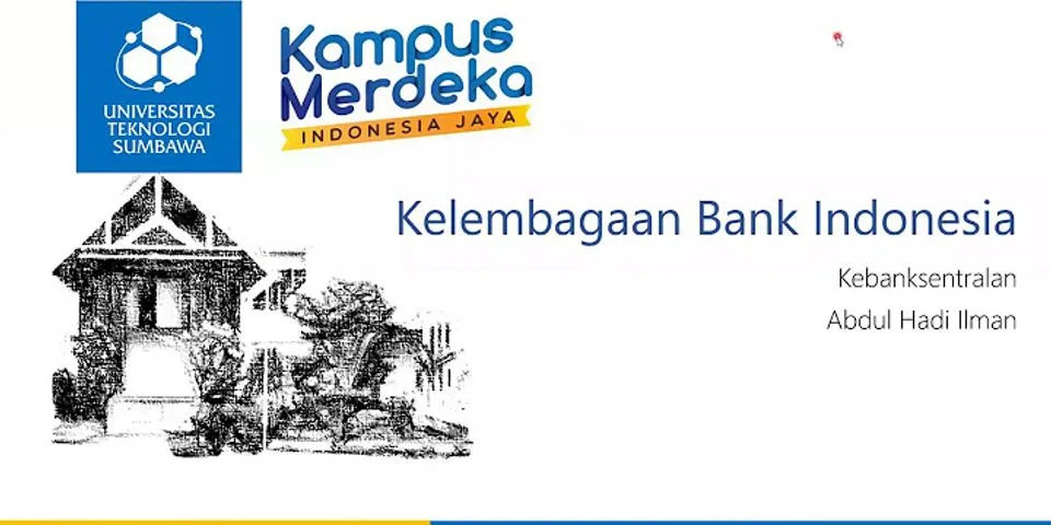 Mengapa bank indonesia disebut juga dengan bank sirkulasi