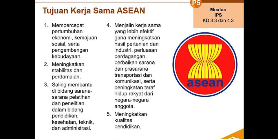 Mengapa indonesia perlu melakukan kerjasama di bidang teknologi dengan negara anggota ASEAN Jelaskan
