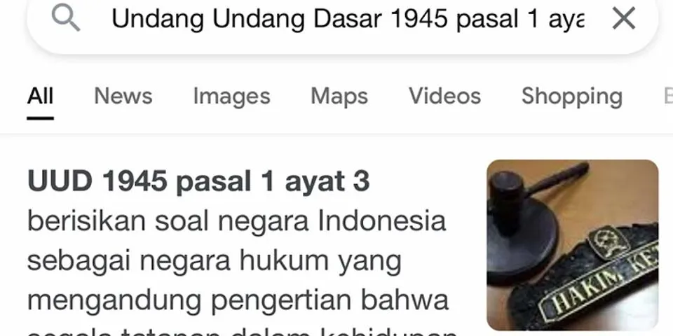 Mengapa negara indonesia disebut negara hukum