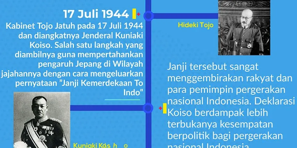 Mengapa pada akhir tahun 1944 Jepang memberikan janji kemerdekaan kepada Indonesia