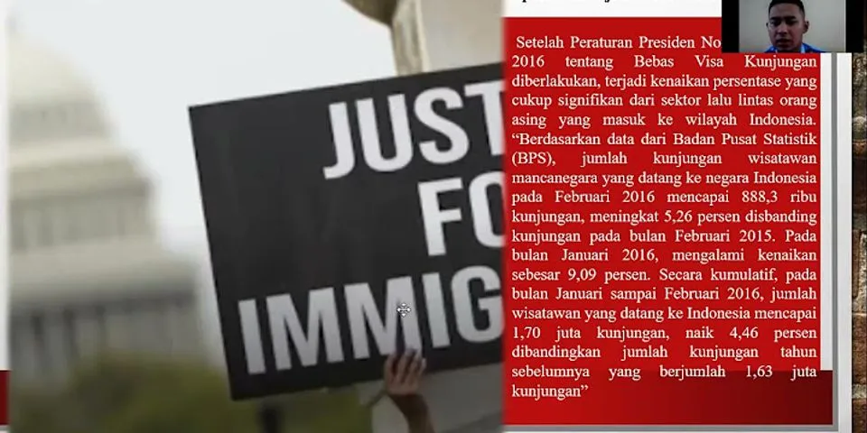 Mengapa pemerintah memberikan bebas visa kunjungan ke Indonesia kepada 174 negara?