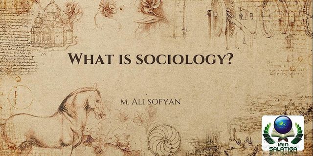 Sosiologi sebagai ilmu didasarkan pada hasil observasi,tidak spekulatif dan menggunakan akal sehat. 