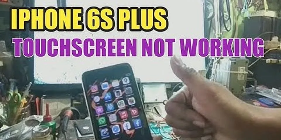 Mengapa touch screen di iphone tidak berfungsi