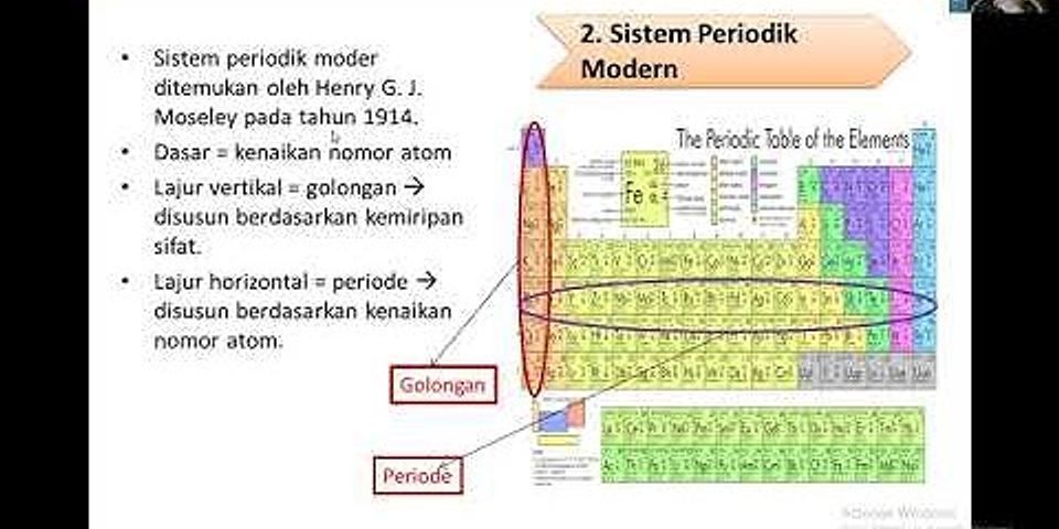 Menurut Mendeleev sifat-sifat unsur merupakan fungsi periodic dari massa atom relatifnya jelaskan apa artinya?