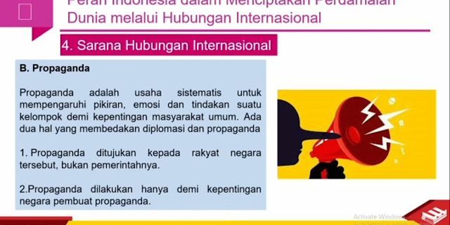 Menurut pendapat anda apakah indonesia telah melakukan hubungan internasional yang baik jelaskan