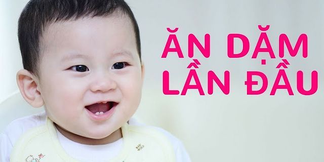 Mẹo cho be an dặm lần đầu tiên