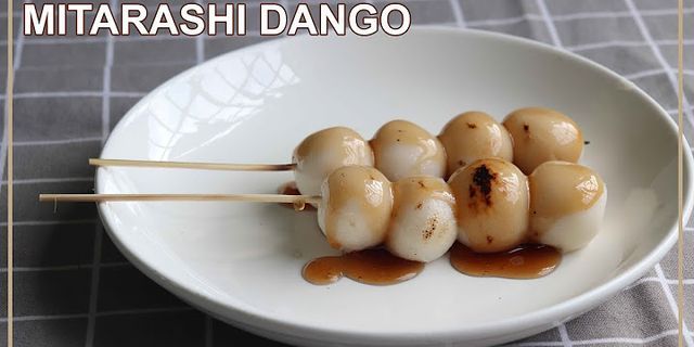 Mitarashi dango là gì