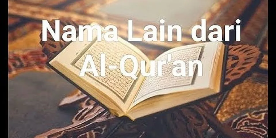 Nama lain dari Al qur an yang artinya pengingat adalah