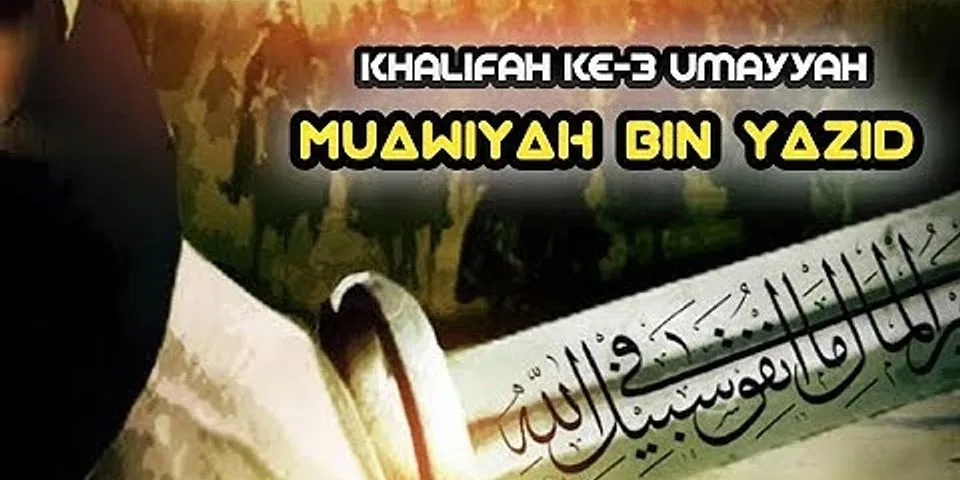 Nama Umayyah merupakan nama kakek kedua dari Muawiyah yang bernama