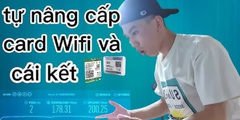 Nâng cấp card wifi laptop dell