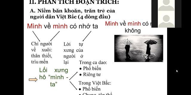 Nét tài hoa của tố Hữu trong việc sử dụng cách xưng hô mình -- ta trong đoạn trích Việt Bắc