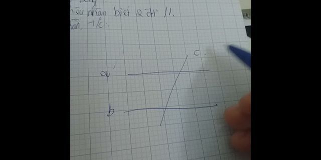 Nếu một đường thẳng cắt hai đường thẳng song song thì hai góc đồng vị được tạo thành