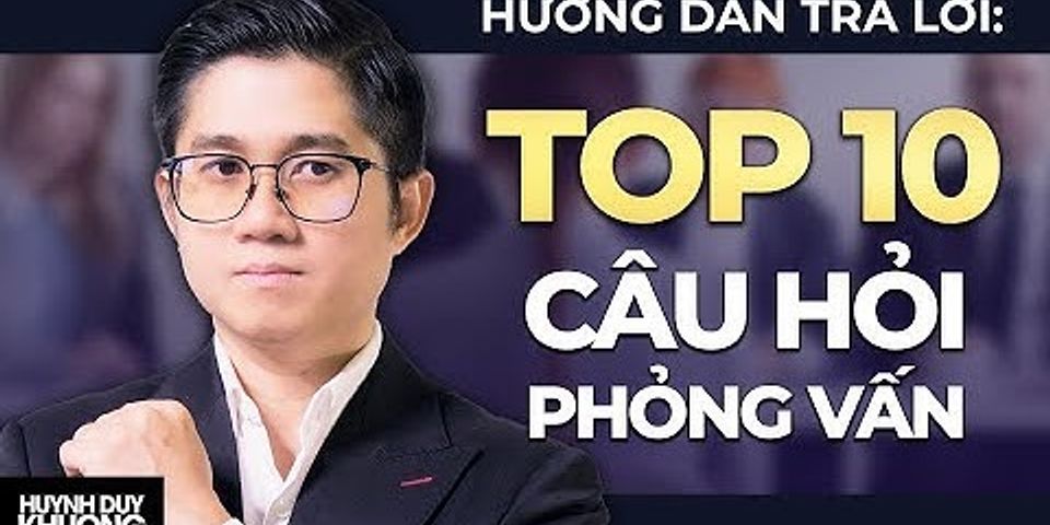 Người phỏng vấn là ai