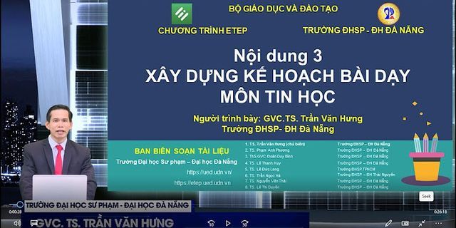 Nguyên tắc xây dựng kế hoạch bài dạy môn giáo dục the chất