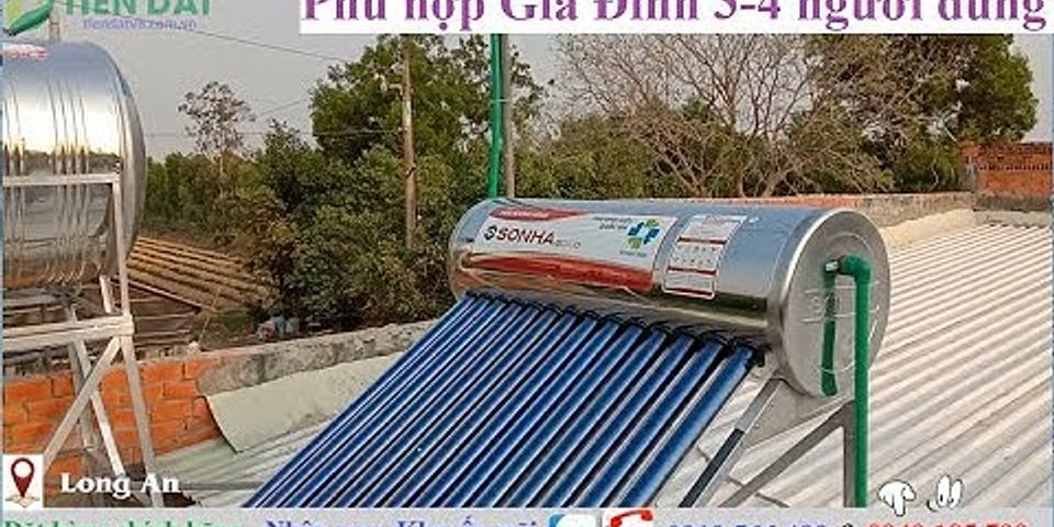 Nhà 4 người dụng máy nước nóng năng lượng mặt trời bao nhiêu lít