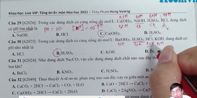 Nhận biết các dung dịch sau bằng phương pháp hóa học KOH H2SO4 Ca(OH)2