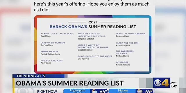 Obamas summer reading list 2022 bình dương