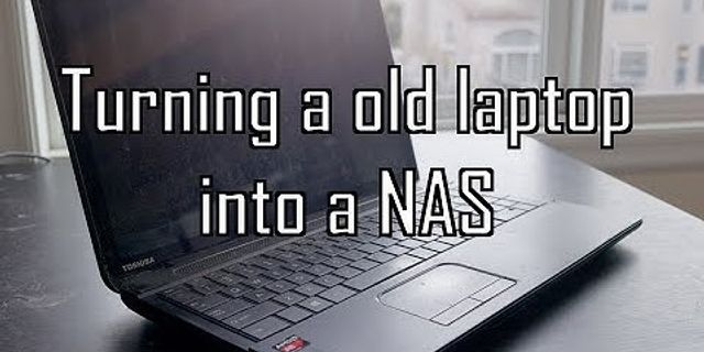 Old laptop to NAS