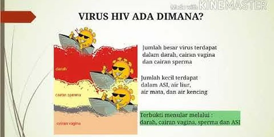Orang yang mengidap hiv disebut