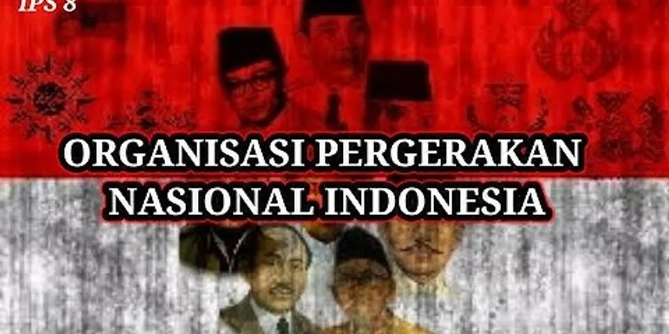 Organisasi apa yang pertama kali berdiri di Indonesia?