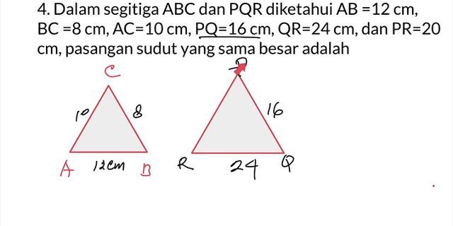 Yang pqr berikut q, dari sebuah diketahui dan segitiga benar pada p, adalah sisi-sisinya pernyataan r. Contoh Soal