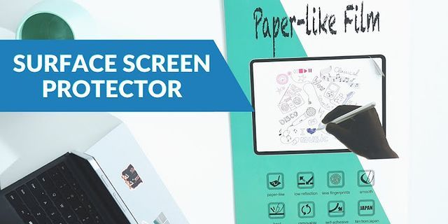 Paperlike screen protector for HP laptop