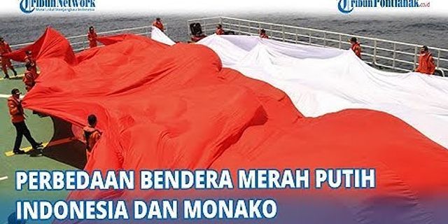 perbedaan bendera indonesia dan monako
