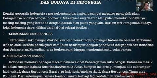 Perpindahan bangsa dari rumpun Melayu Austronesia ke Indonesia secara umum dapat dibagi menjadi