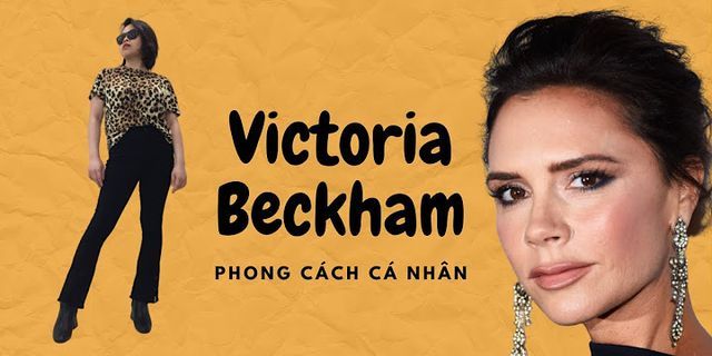 Phong cách thời trang Victoria Beckham