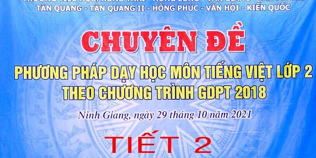 Phương pháp giao tiếp trong dạy học tiếng Việt ở tiểu học