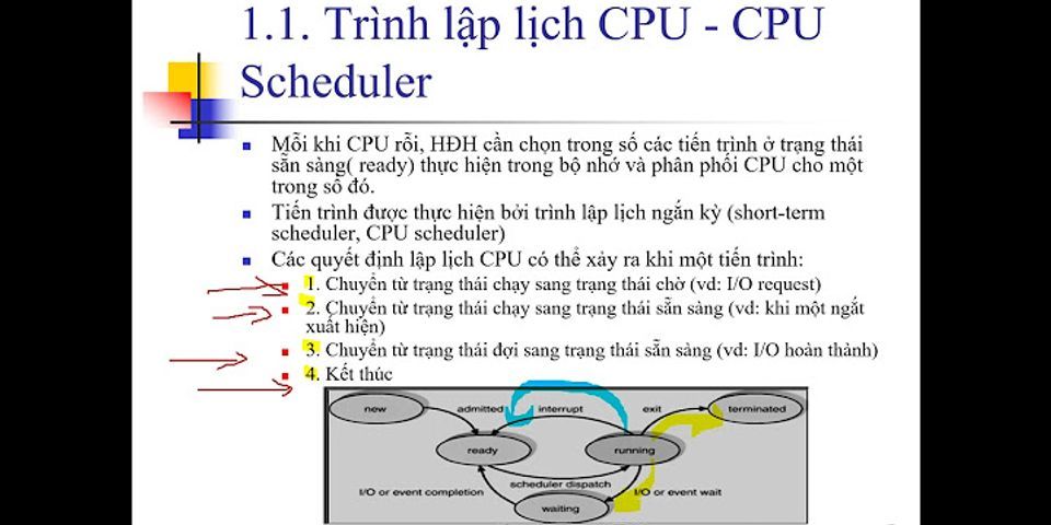 Phương pháp lập lịch nào phân bộ CPU đầu tiên cho tiến trình yêu cầu CPU trước