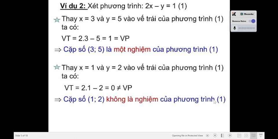 Phương trình bậc nhất hai ẩn 2x -- y = 4 có bao nhiêu nghiệm