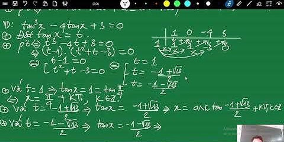 Phương trình nào dưới đây tương đương với phương trình tan x = 1