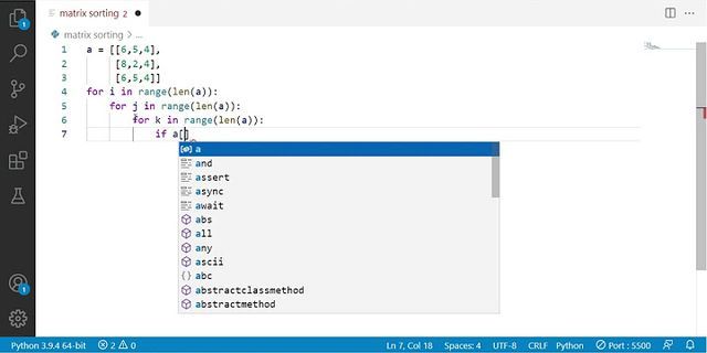 python-sort-2d-list-by-first-column