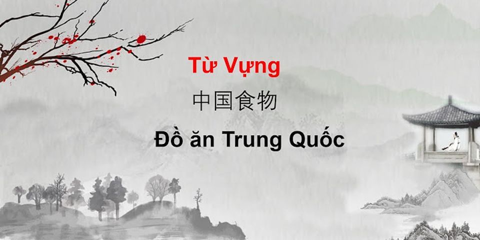 Quán ăn lề đường tiếng Trung là gì