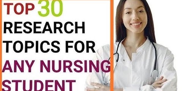 Quantitative research topic about nursing students